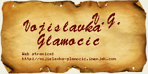Vojislavka Glamočić vizit kartica